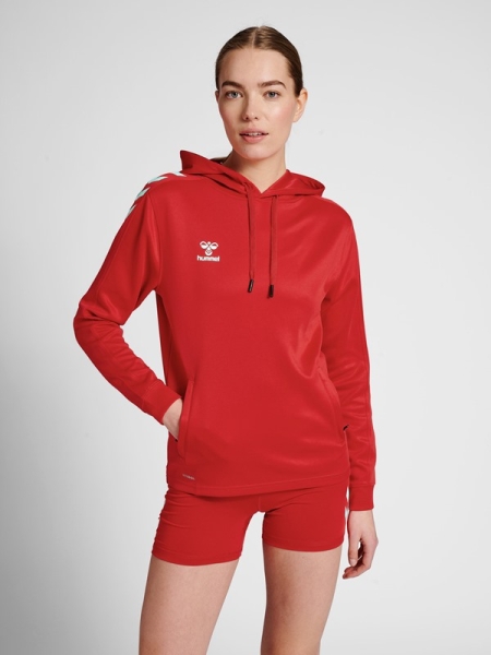Damen Hoodie Hummel Core XK Poly Sweat - Rot